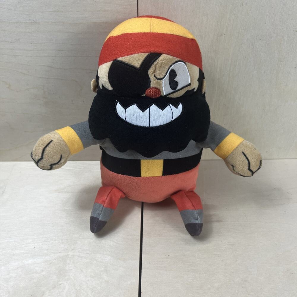 Funko Cuphead 2018 Captain Brineybeard Plush 8" Pirate Don't Deal With The Devil